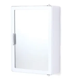 3073 12x16 inches Plastic Storage Bathroom Cabinet with Mirror - Multicolour