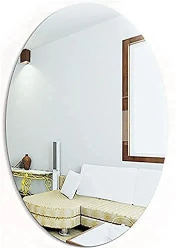 Acrylic Oval Shape Mirror Sticker