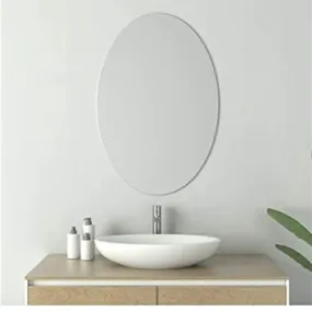 Acrylic Oval Shape Mirror Sticker