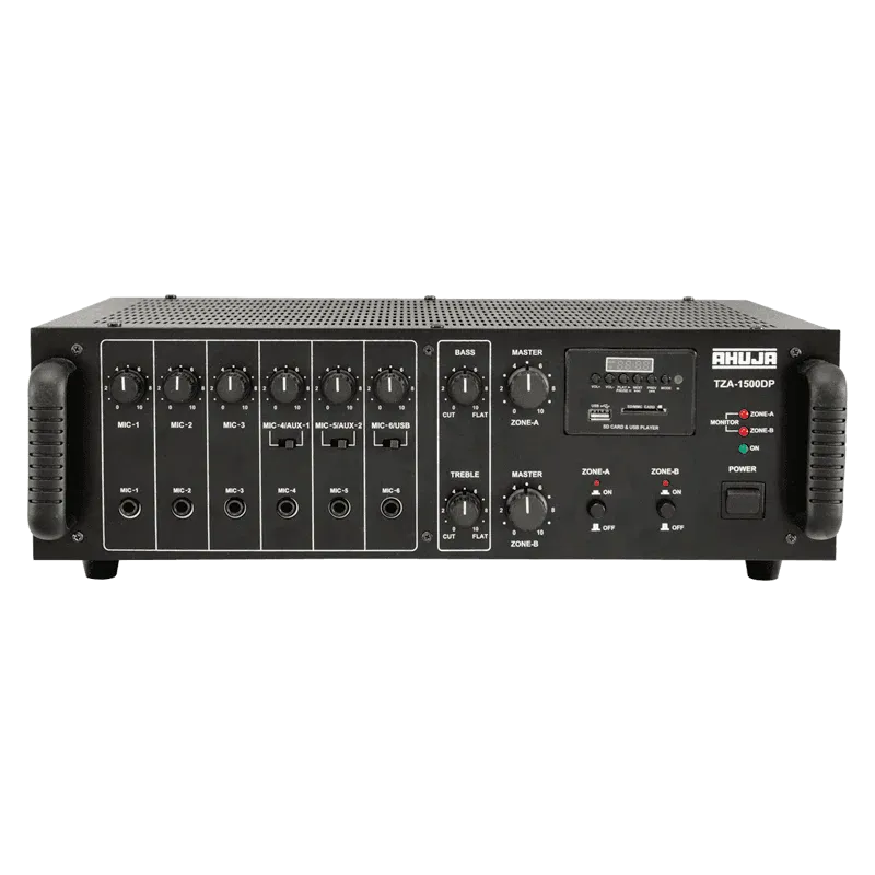 Ahuja TZA1500 Two Zone PA Mixer Amplifier