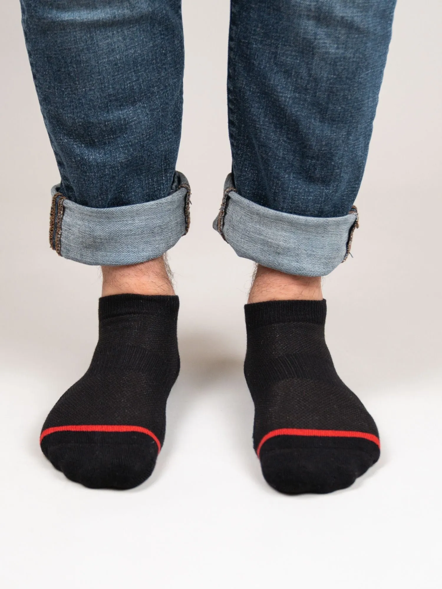 All Black 3-Pack Ankle Socks