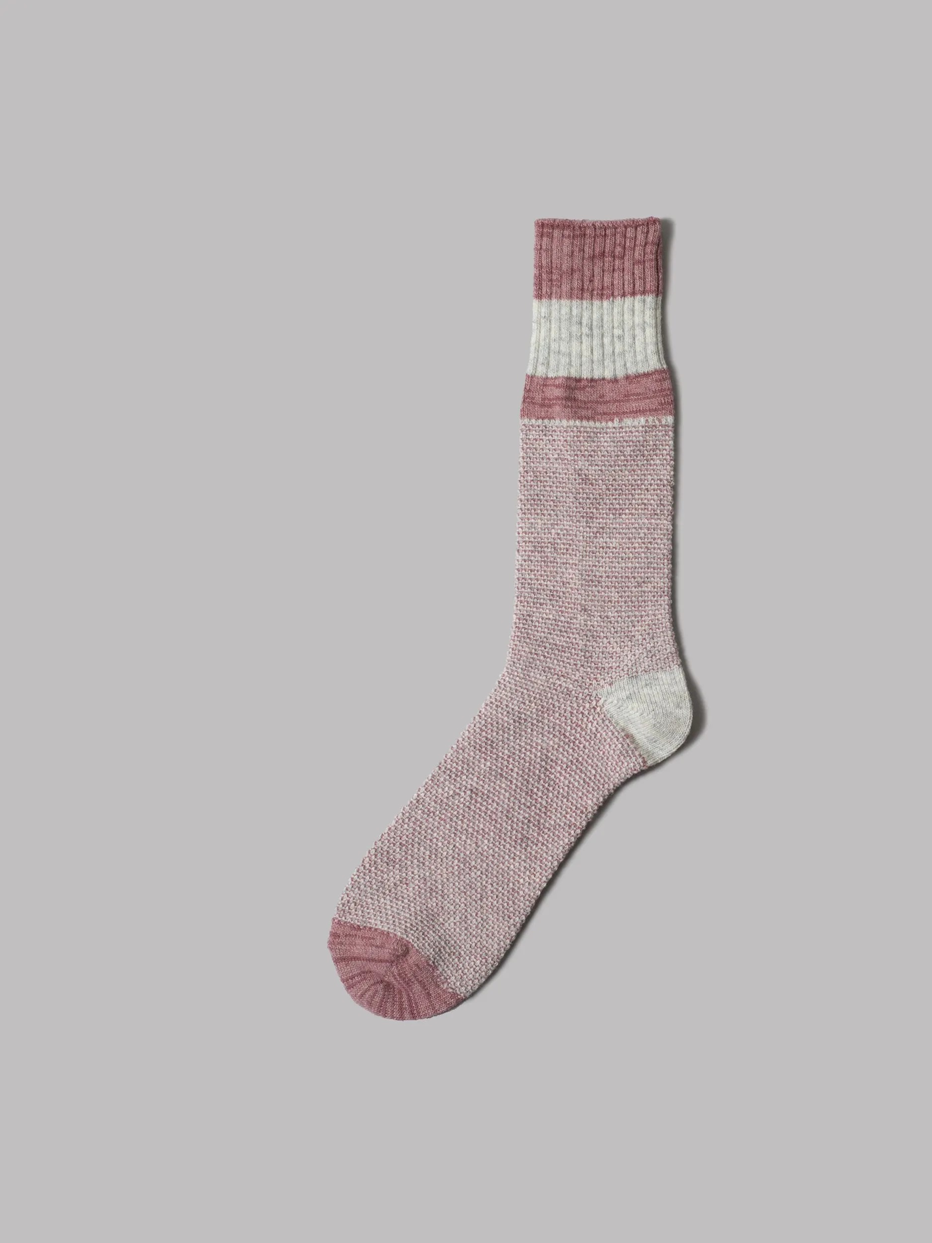 Anonymous Ism Moss Stitch JQ Crew Socks (Pink)