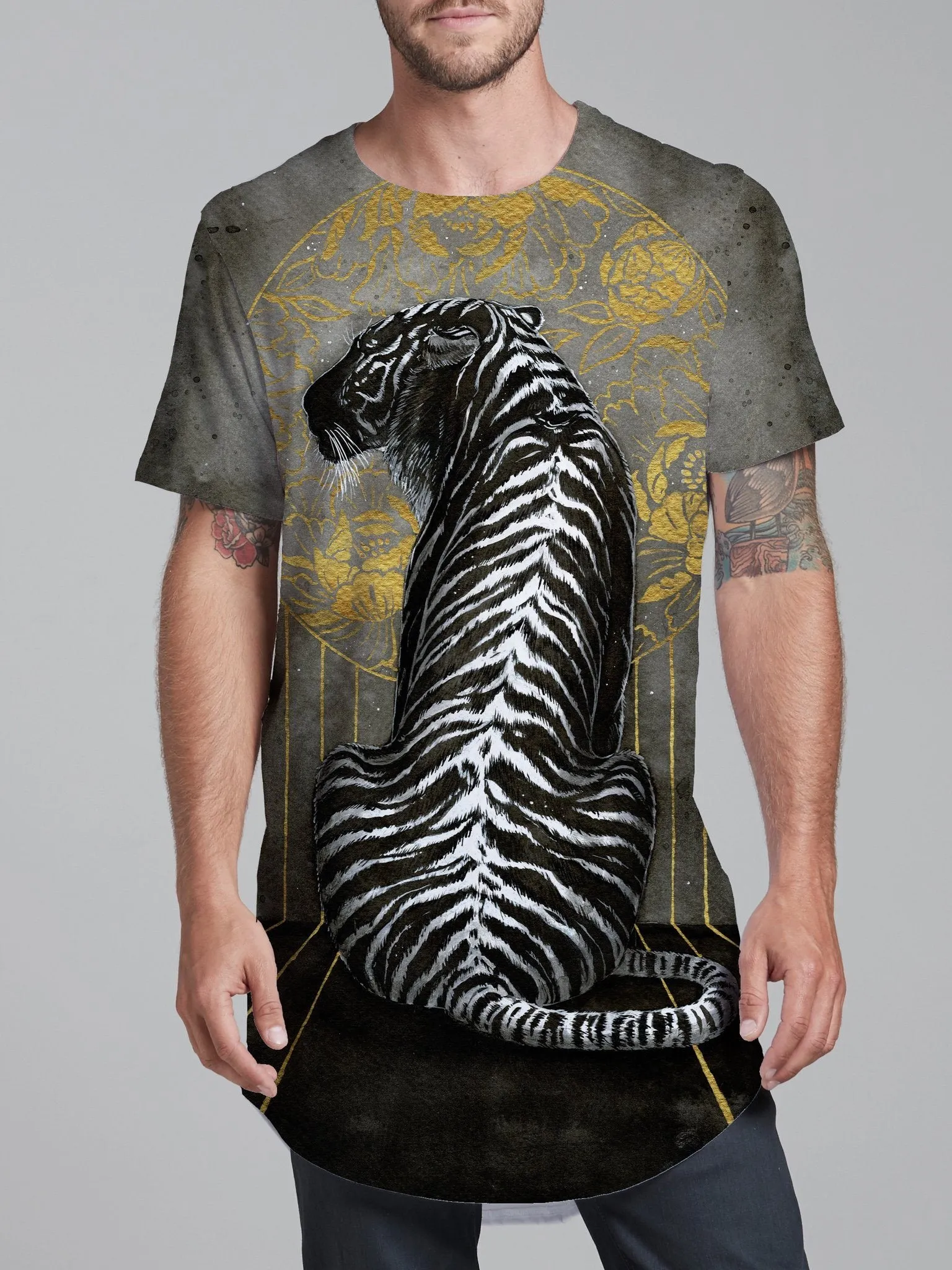 Black Tiger Unisex Tall Tee