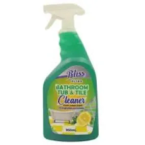 Bliss, Bathroom Tub & Tile Cleaner, Lemon (950 ml) - Is a powerful, multi-surface cleaner that removes dirt and grime from bathroom surfaces, formulated with natural ingredients for a safe and effective clean - 76950318945