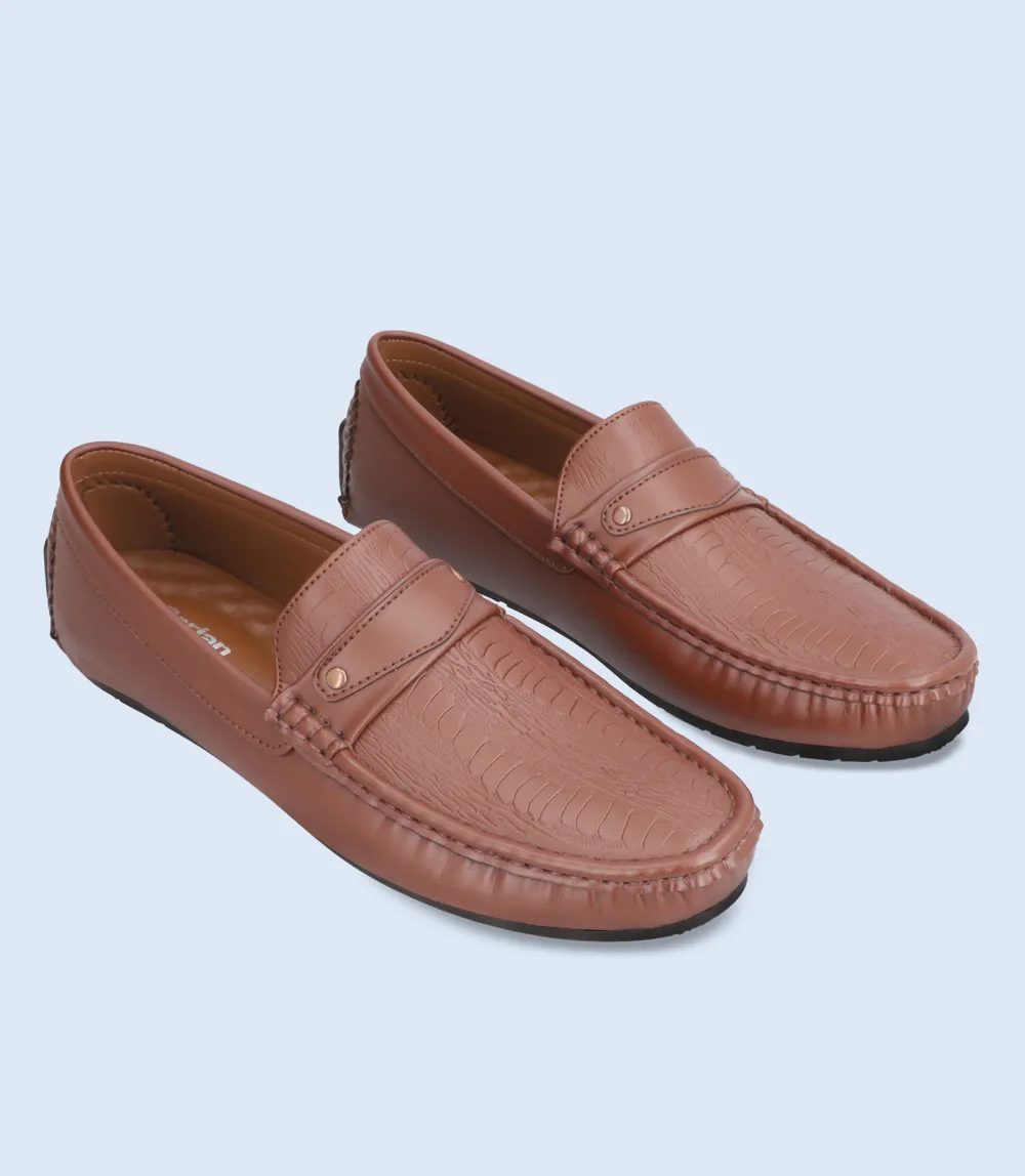 BM6679-BROWN-Men Loafer