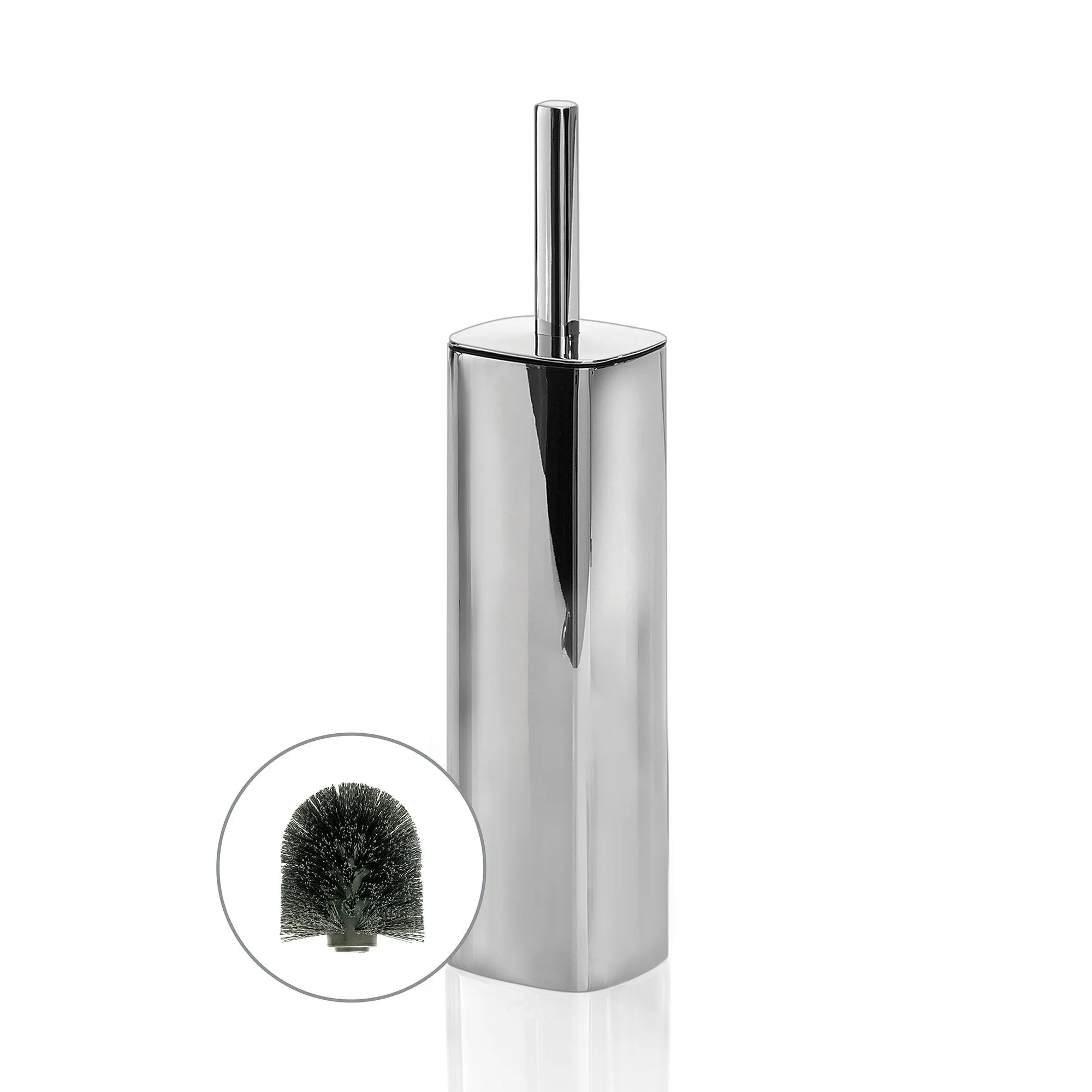 Burford Toilet Brush & Holder with Spare Toilet Brush Head