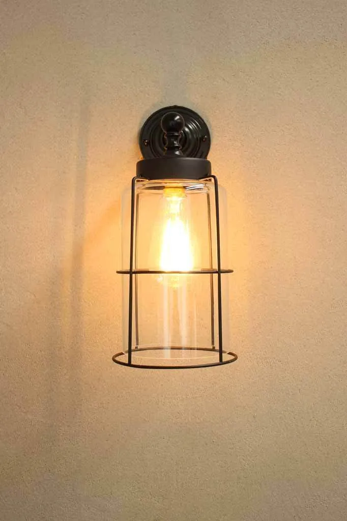 Cage Jar Wall Light