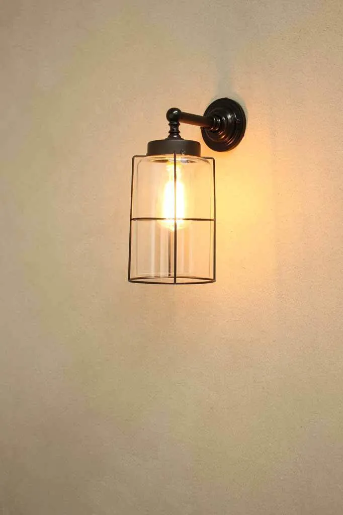 Cage Jar Wall Light