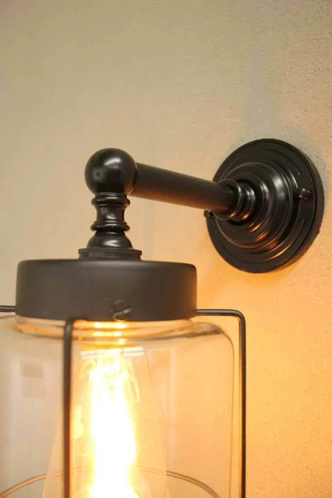 Cage Jar Wall Light