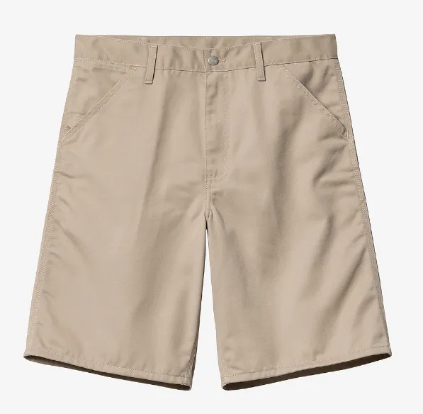 Carhartt WIP Simple 'Denison' Twill Shorts - Wall Rinsed