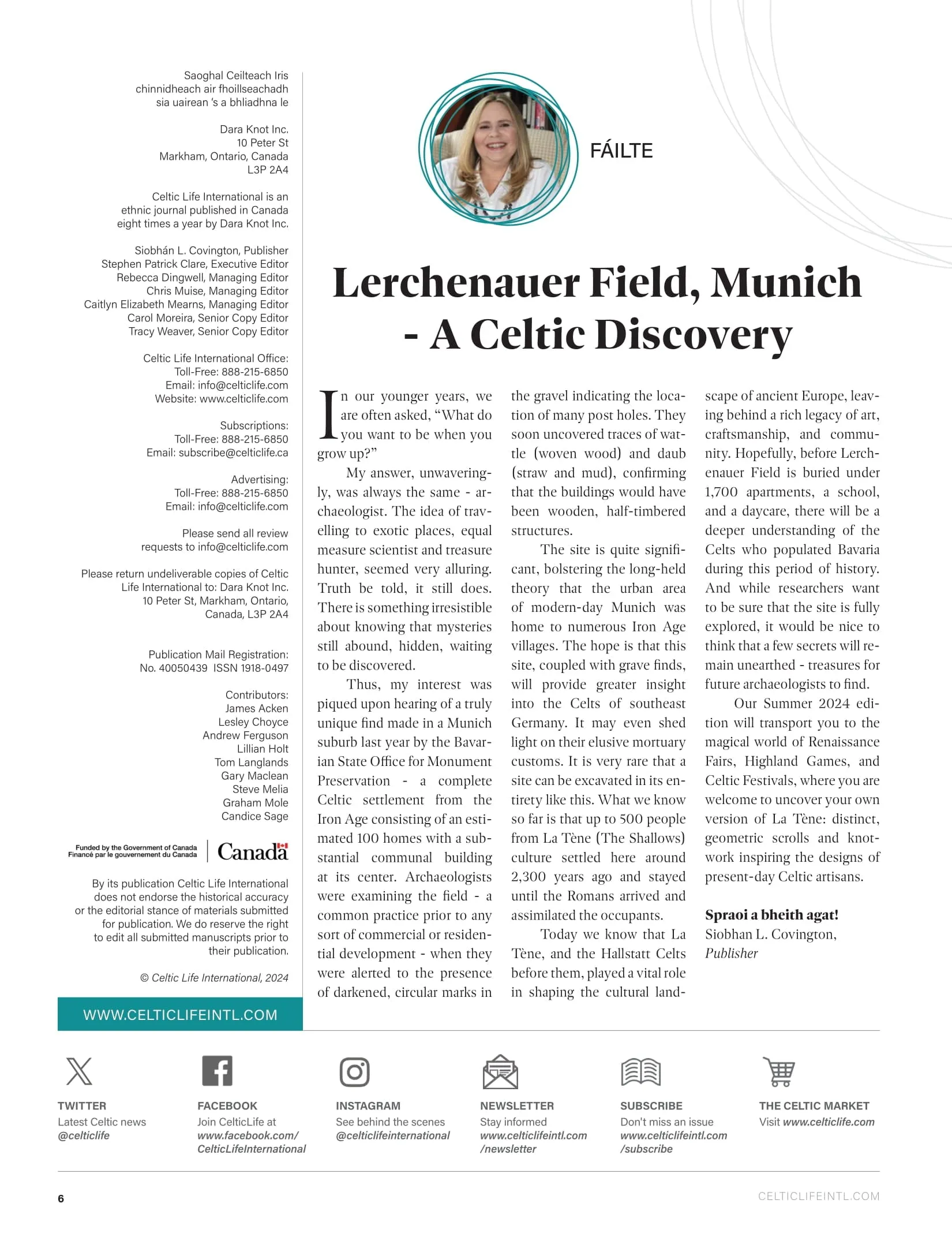 Celtic Life International - Summer 2024: The Renaissance of Renaissance Faires, Celtic Tattoos, Paddington Goes Gaelic Inspiration Orchestra, Highland Games, Festivals Guide, Celtic Tarot & More!