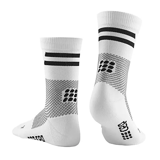 CEP Unisex's Training Socks Mid Cut - White