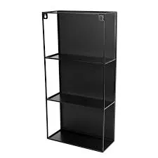 Cubiko Mirror & Storage Unit - Black