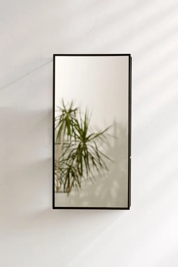 Cubiko Mirror & Storage Unit - Black