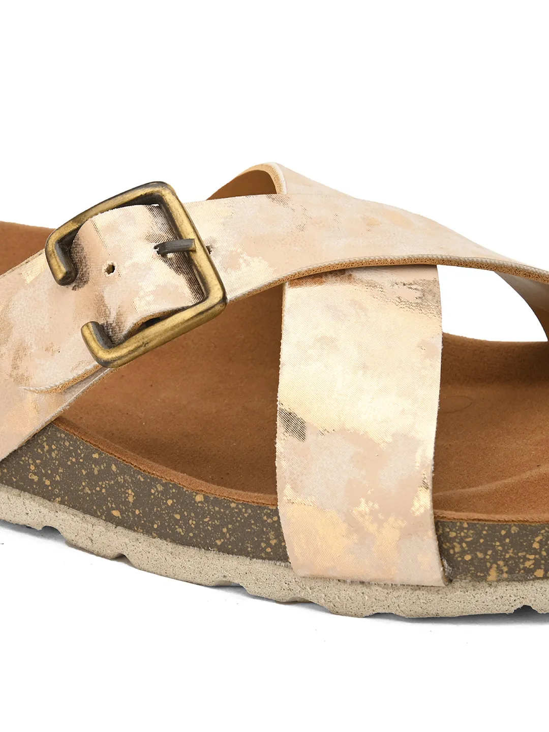 Desert Bloom Buckle Slide For Women