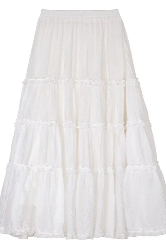 Dreamy maxi cake skirt | 4 color