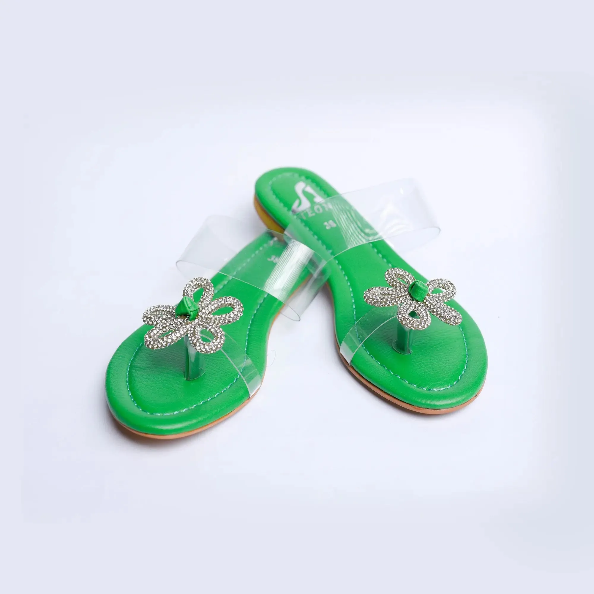 Fit Bit Slipper Green