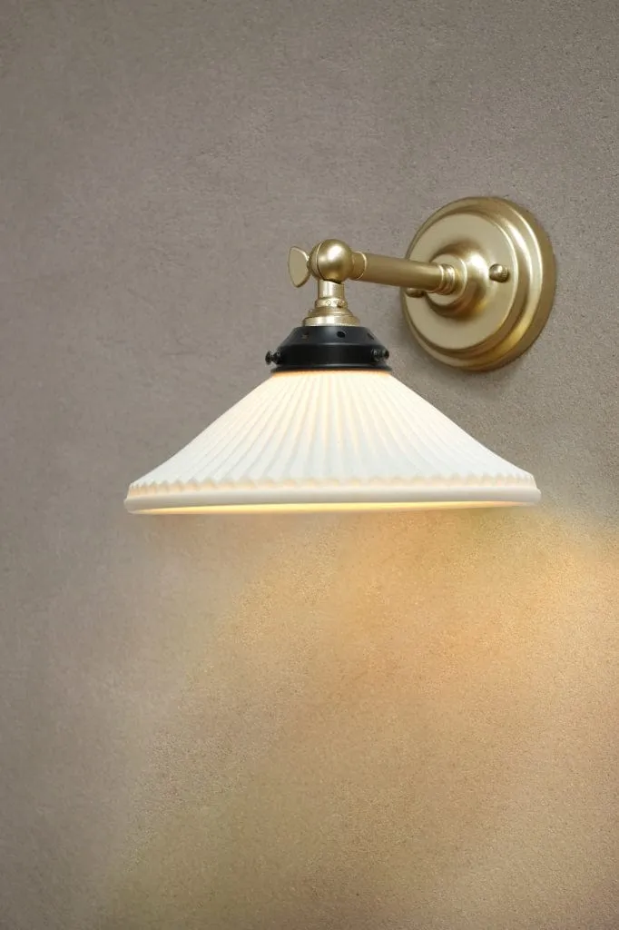 Florence Pleat Ceramic Wall Light