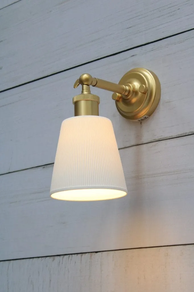 Forli Ceramic Swivel Arm Wall Light