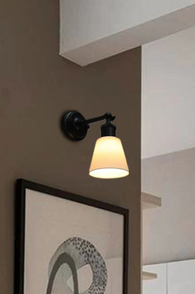 Forli Ceramic Swivel Arm Wall Light