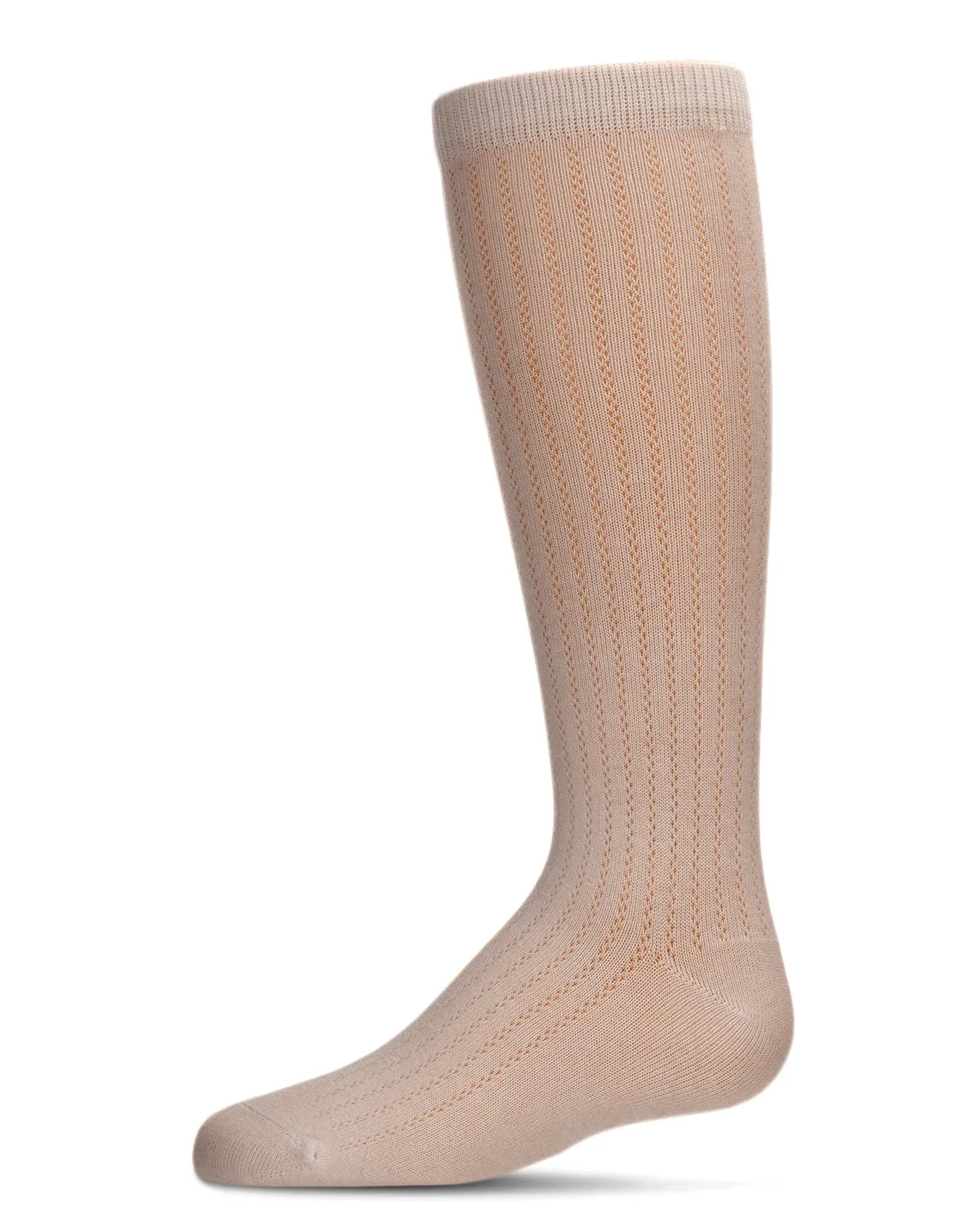 Girls' Chain Stitch Knee High Socks