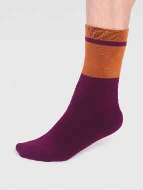 Gordon Organic Cotton Plain Walker Socks - Golden Yellow