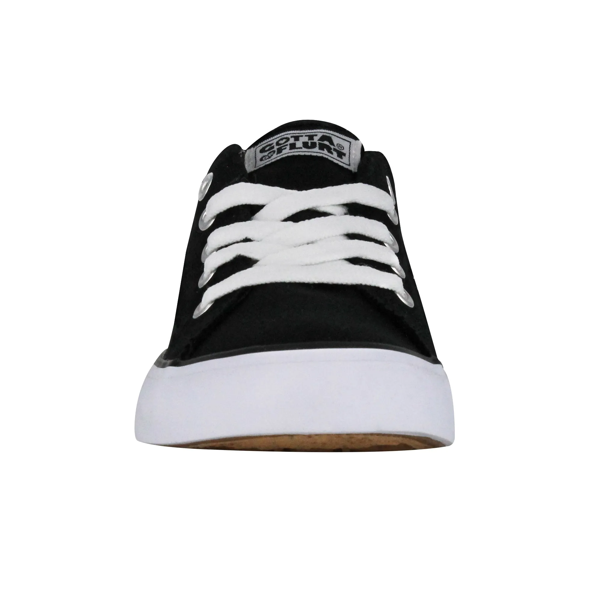 Gotta Flurt Women's Classic II Black Canvas Low-Top Casual Sneaker