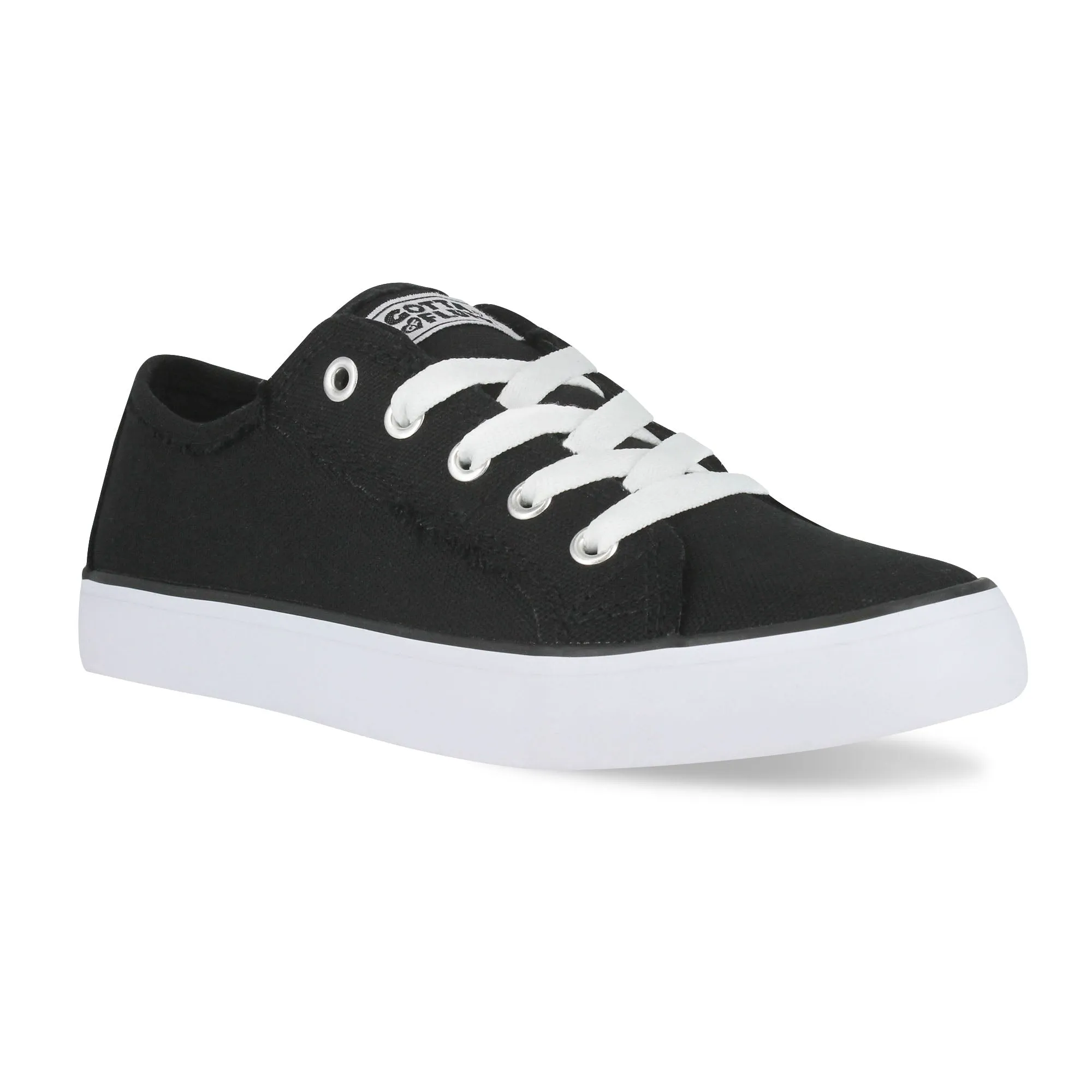 Gotta Flurt Women's Classic II Black Canvas Low-Top Casual Sneaker