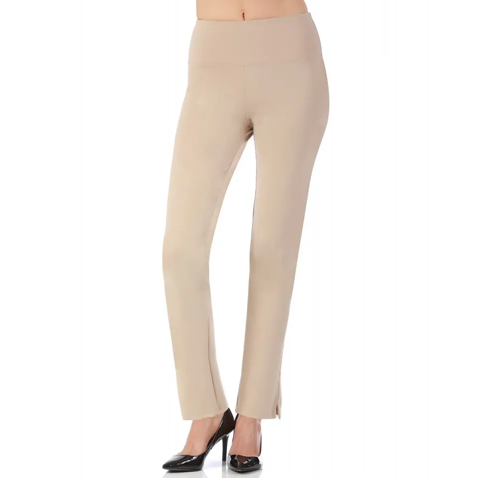 InstantFigure Straight Leg Pant with Slit 16801M