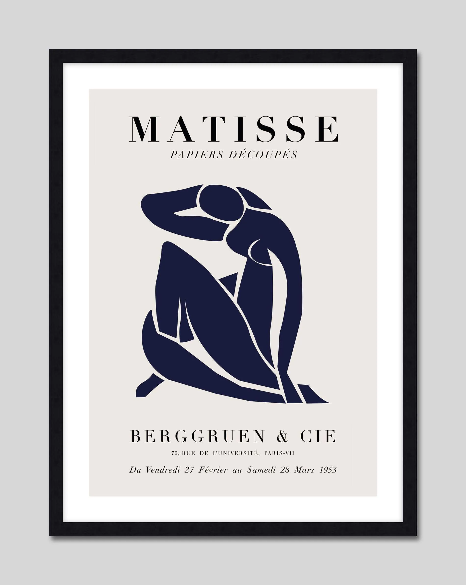 Matisse Papiers Decoupes Blue Nude II