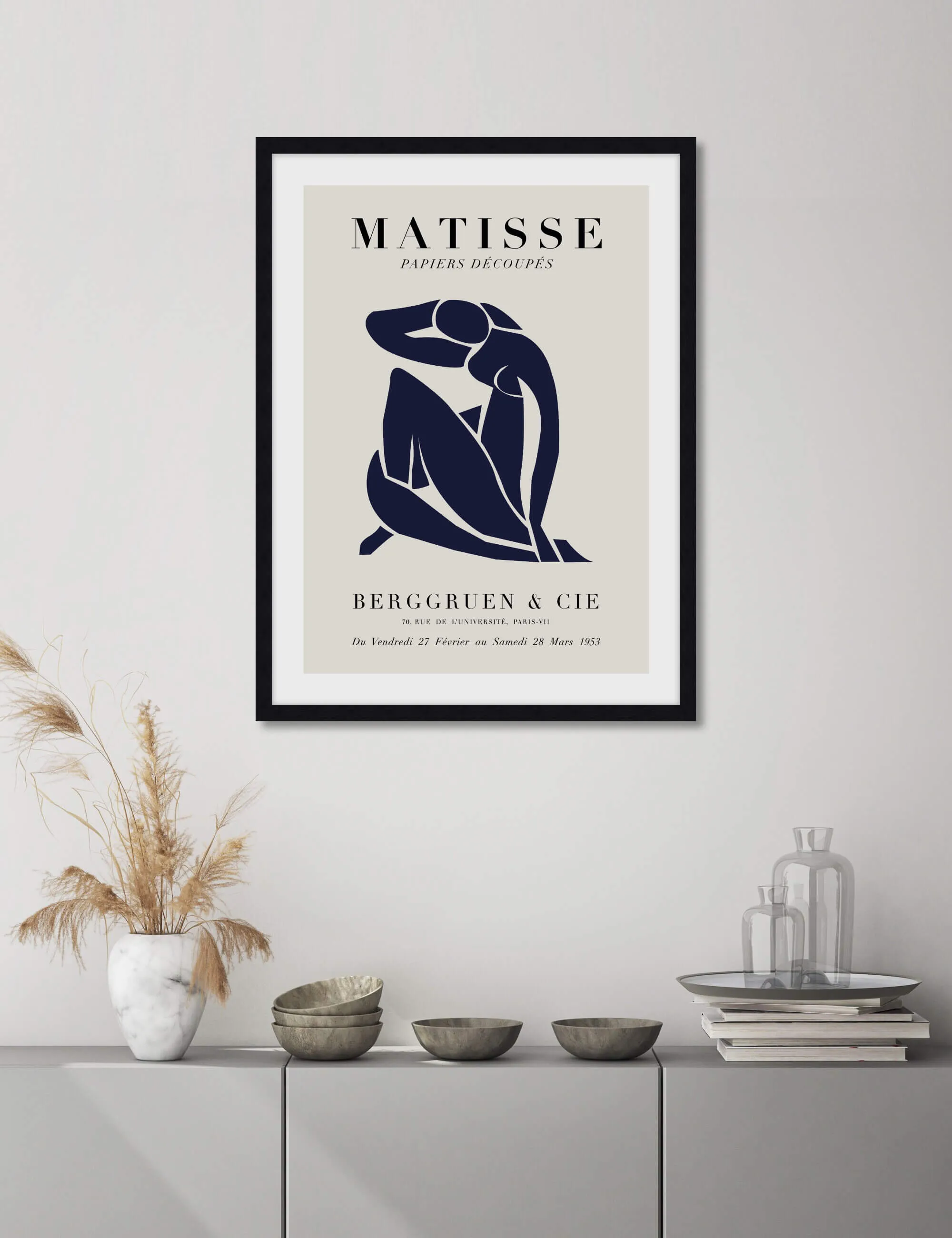 Matisse Papiers Decoupes Blue Nude II