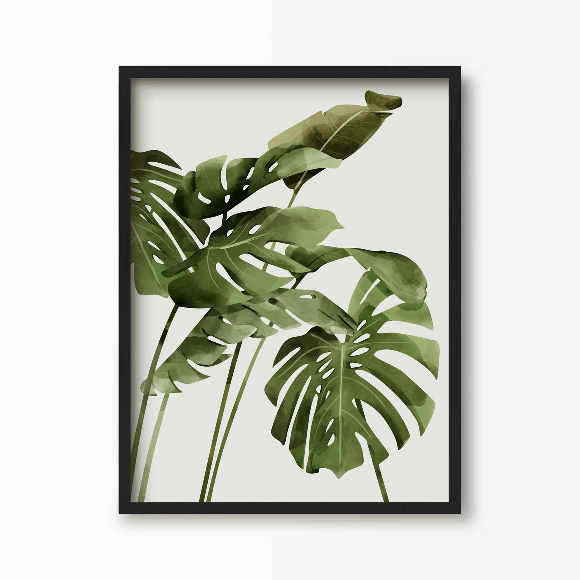 Monstera Palms Art Print