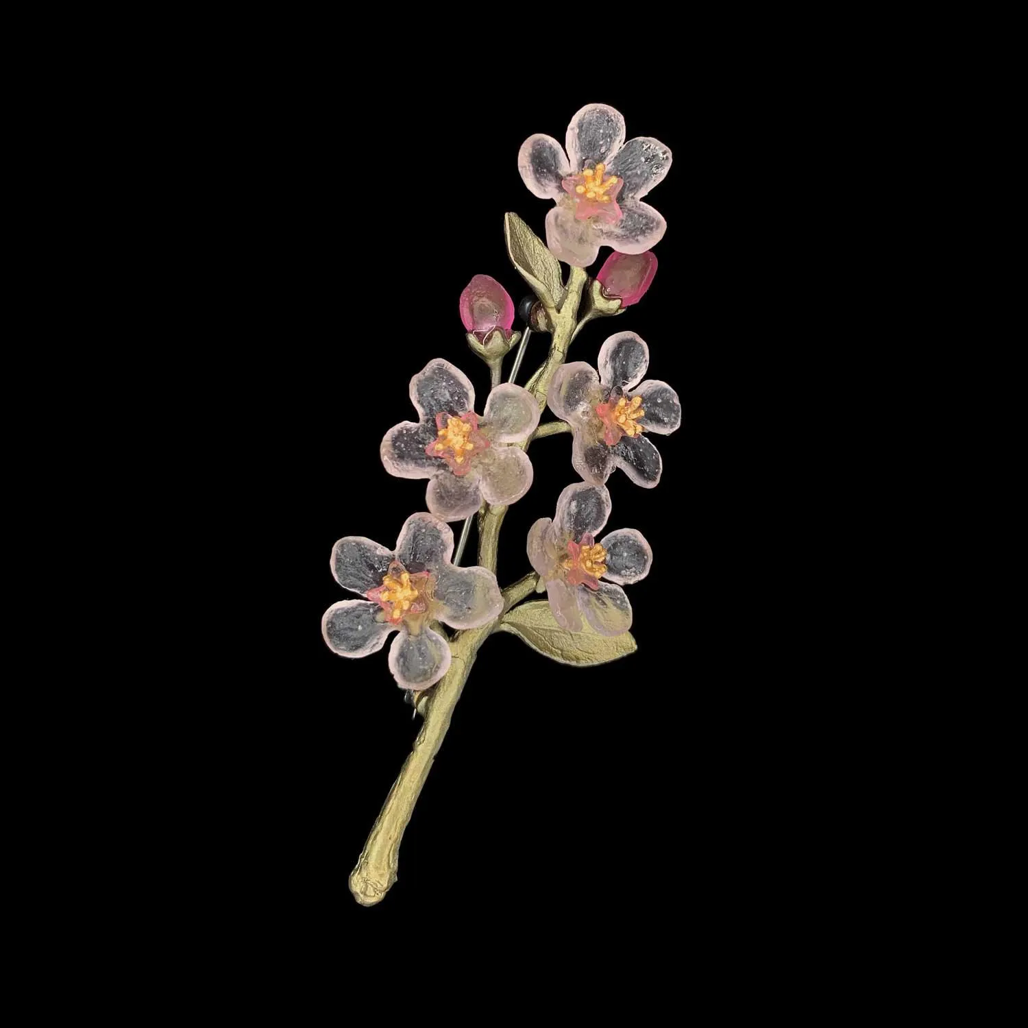 Peach Blossom Brooch