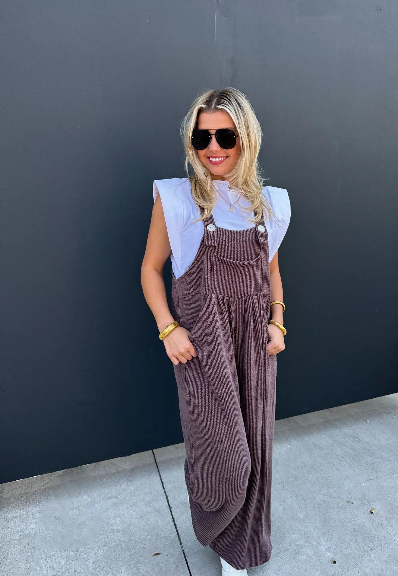 PRE-ORDER Cheetah & Solid Karli Boho Overalls