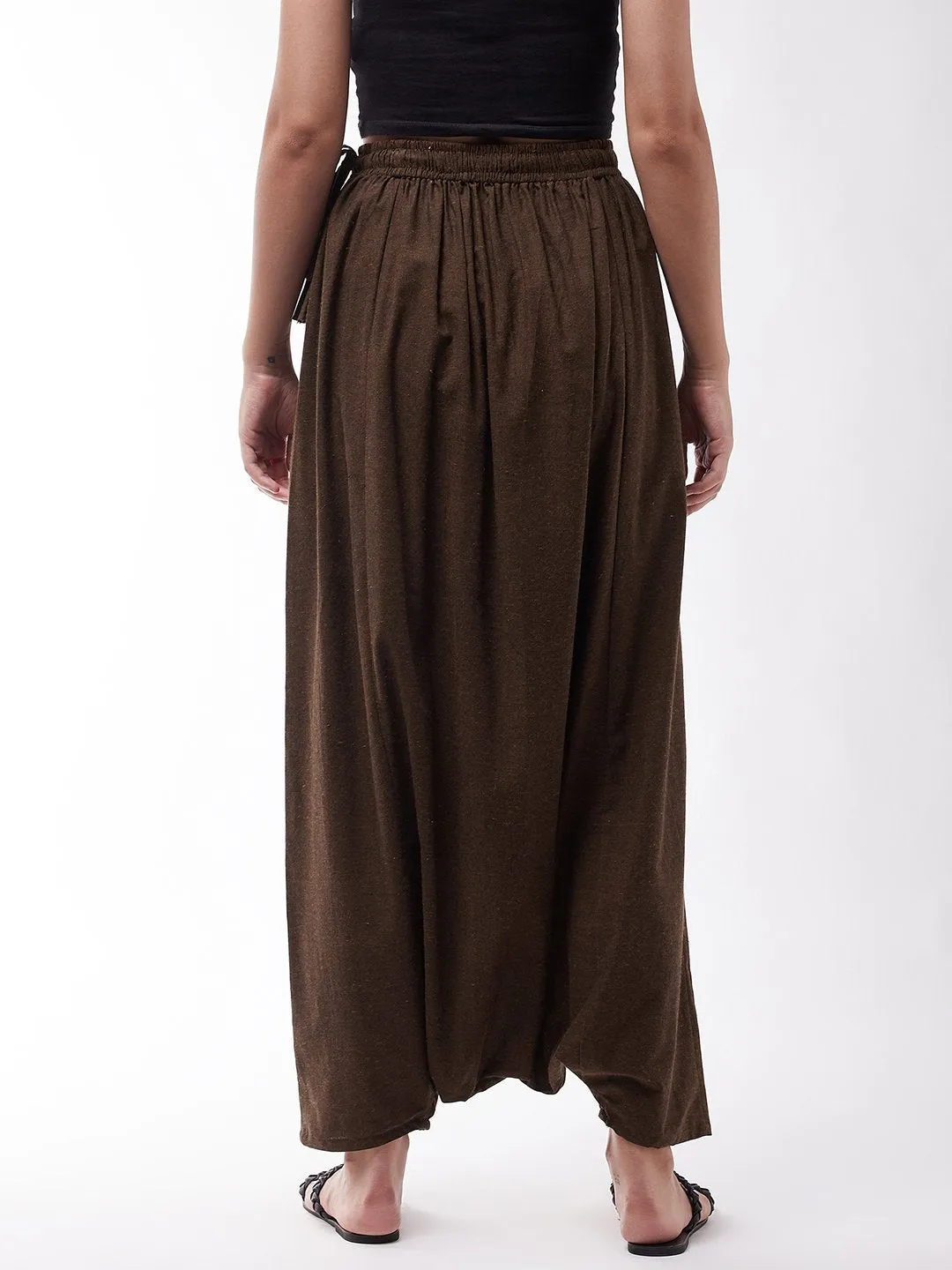 Russet Handloom Harem Pant