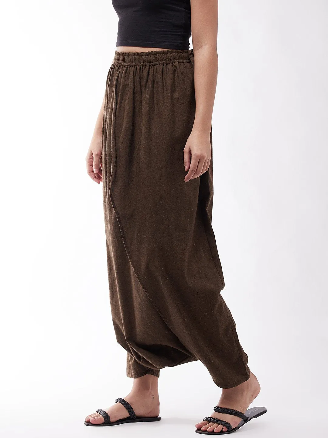 Russet Handloom Harem Pant