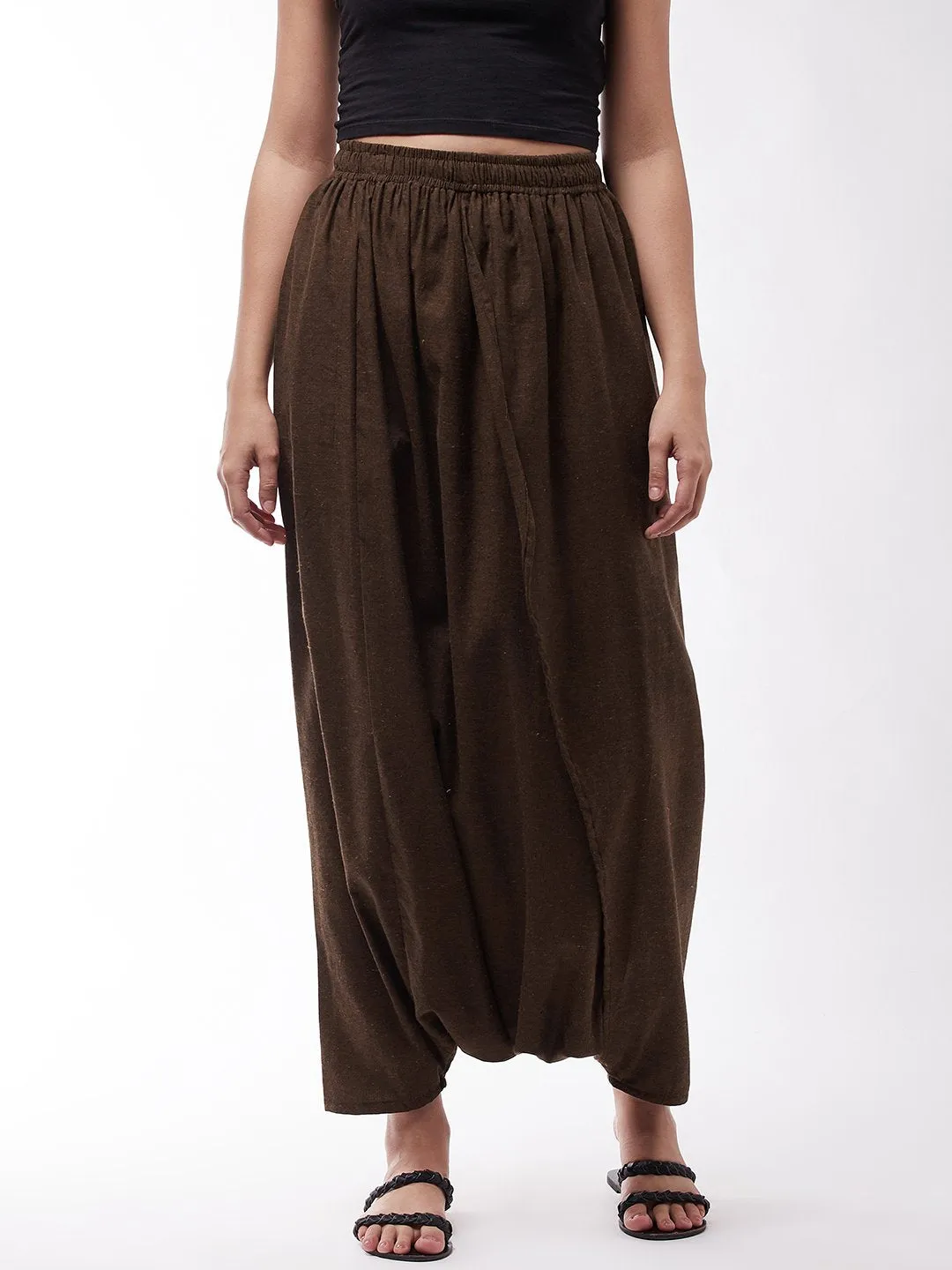 Russet Handloom Harem Pant