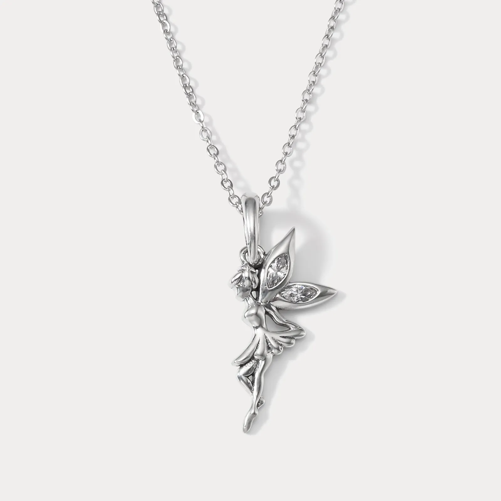 Silver Fairy Necklace