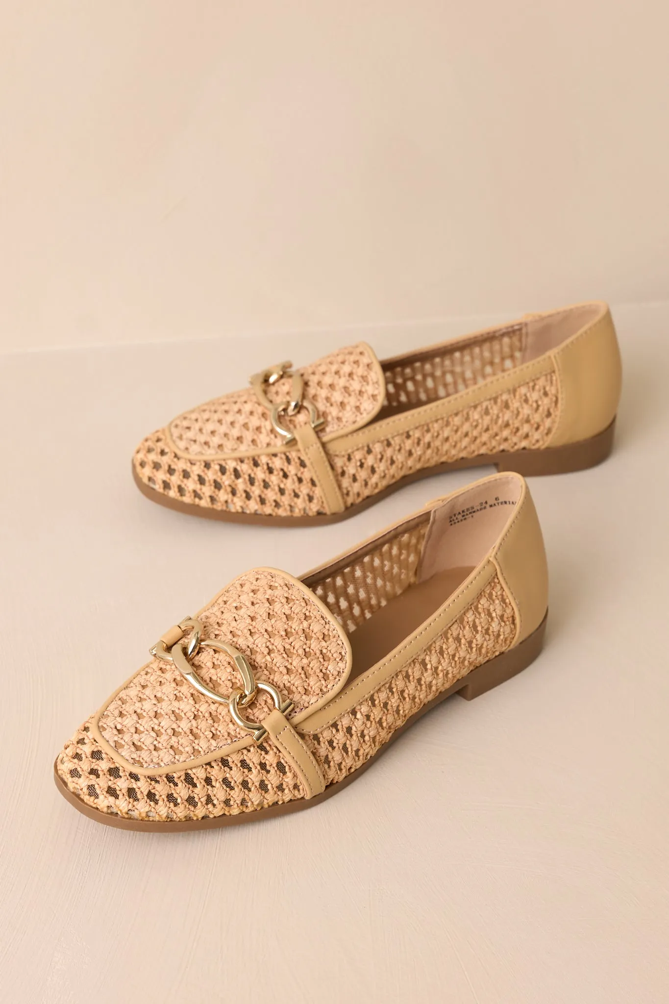 Stick To Your Word Natural Woven Loafer