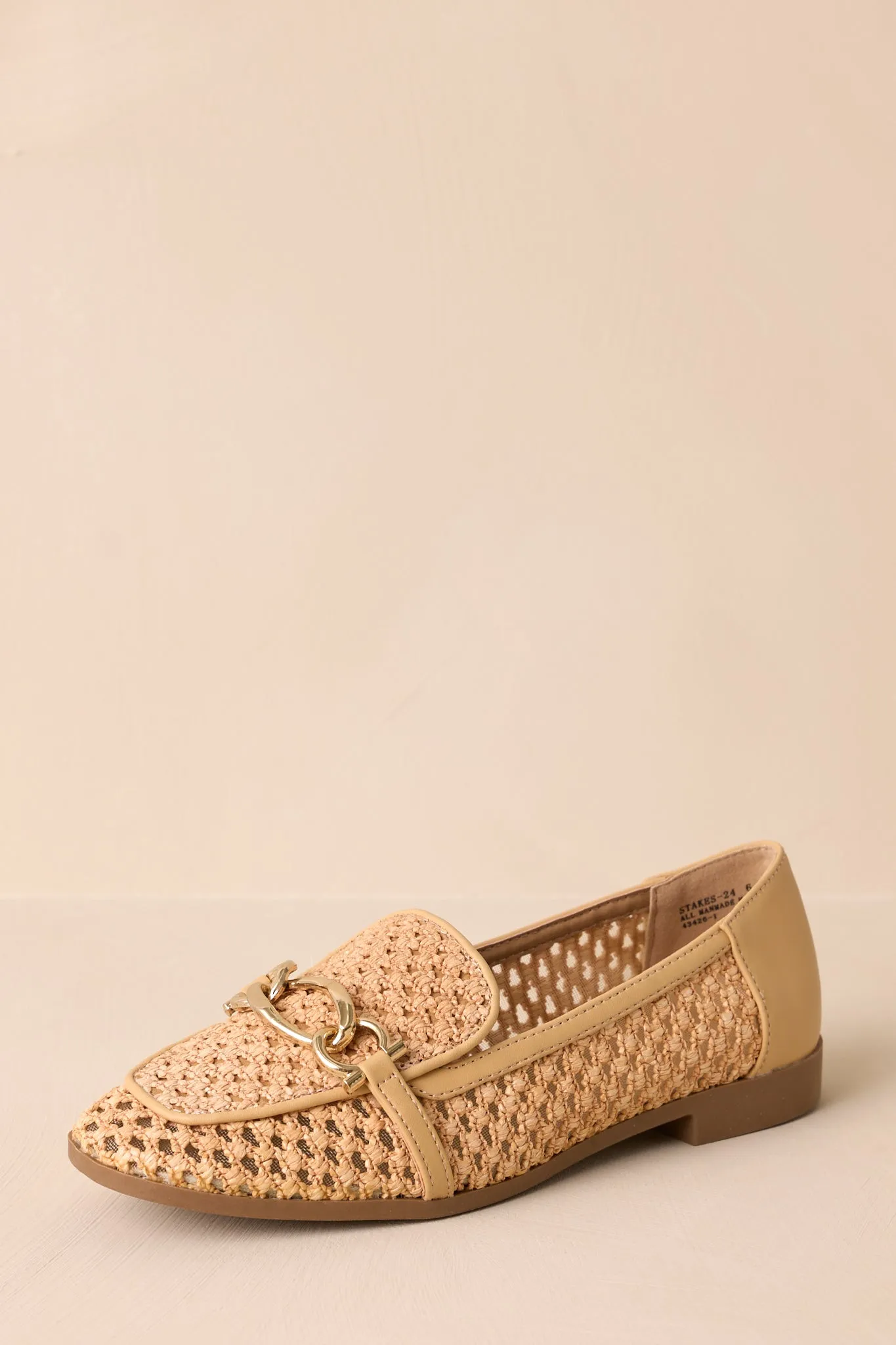 Stick To Your Word Natural Woven Loafer