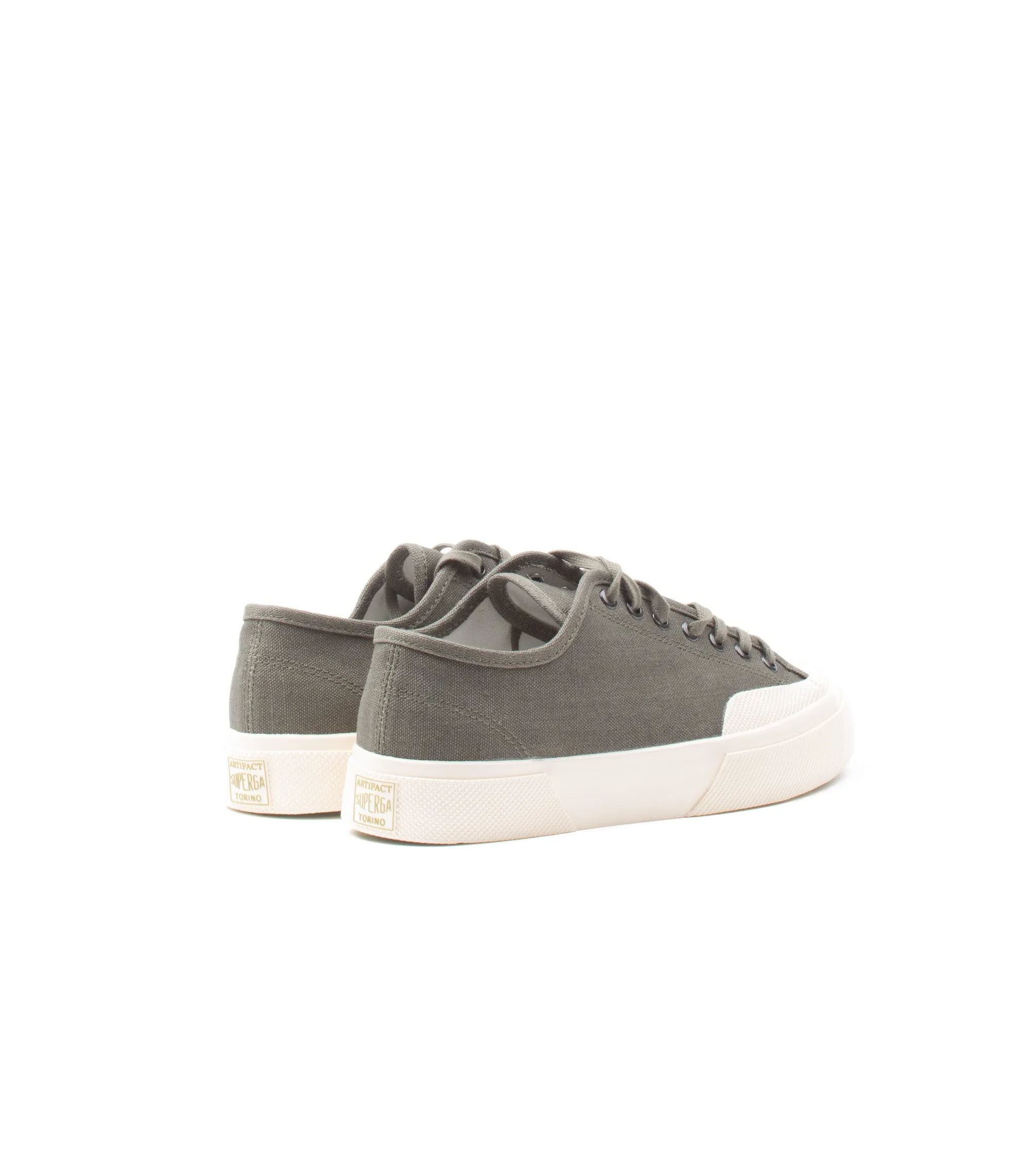 Superga 2432 Works Low Cut Deadstock French Cotton Military Green