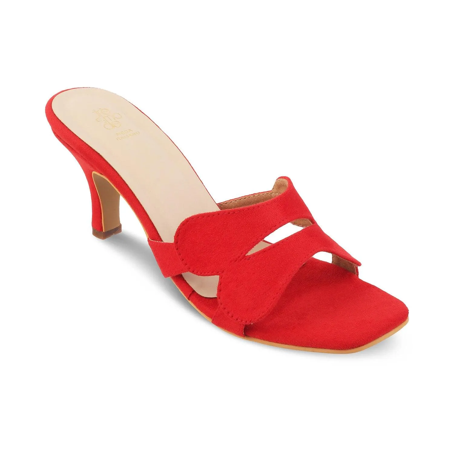 The Dance Red Women's Dress Heel Sandals Tresmode