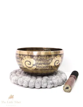 Tibetan Singing Bowl for Crown Chakra EC251