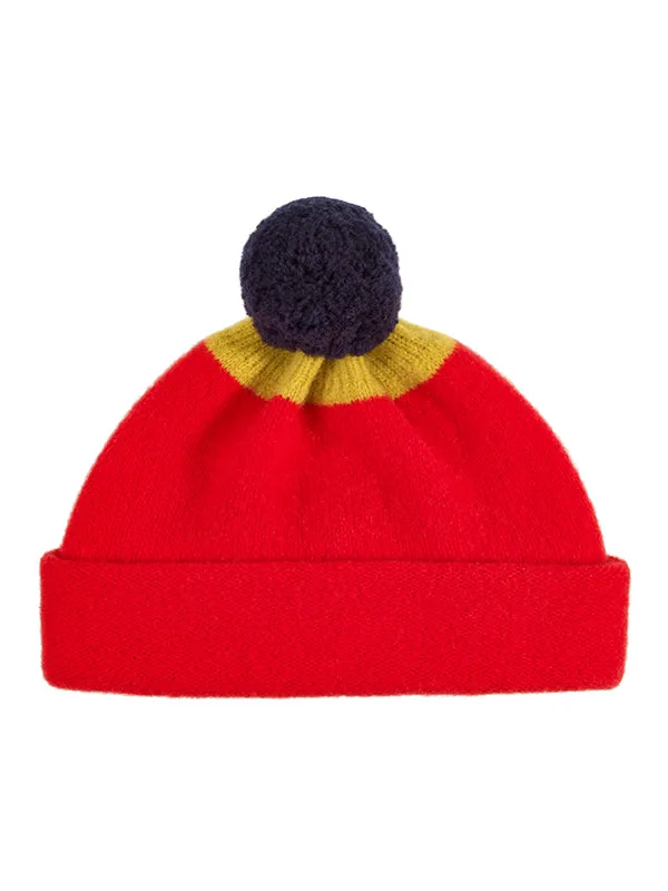 Top Spot Pompom Hat