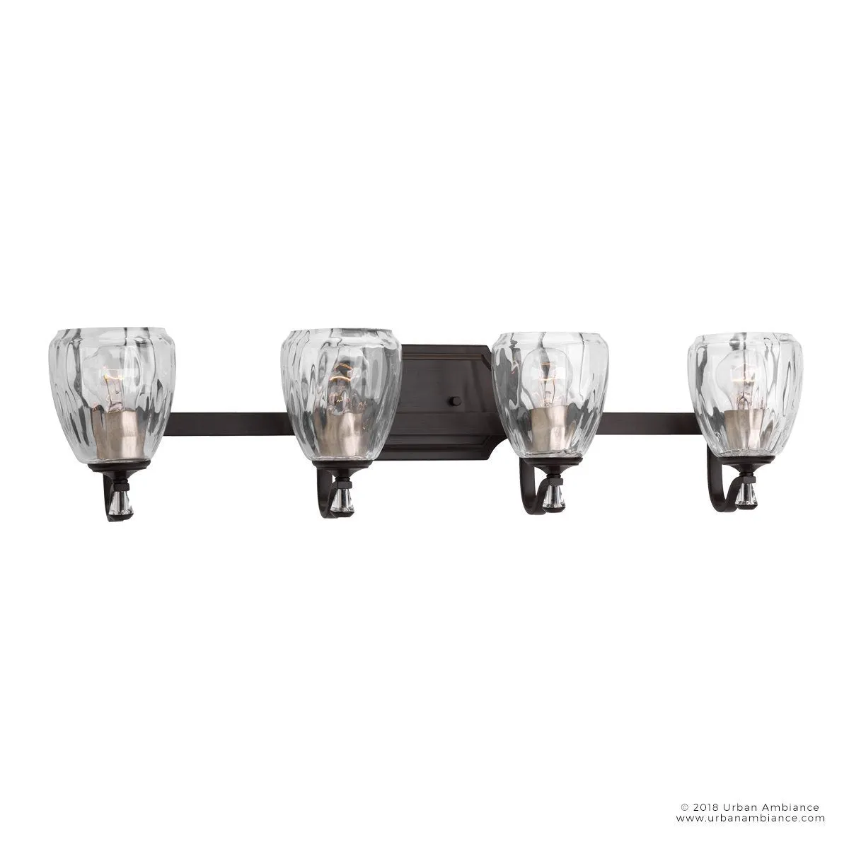 UHP2035 Traditional Bathroom Vanity Light, 7.5"H x 32"W, Olde Bronze Finish, Ravenna Collection