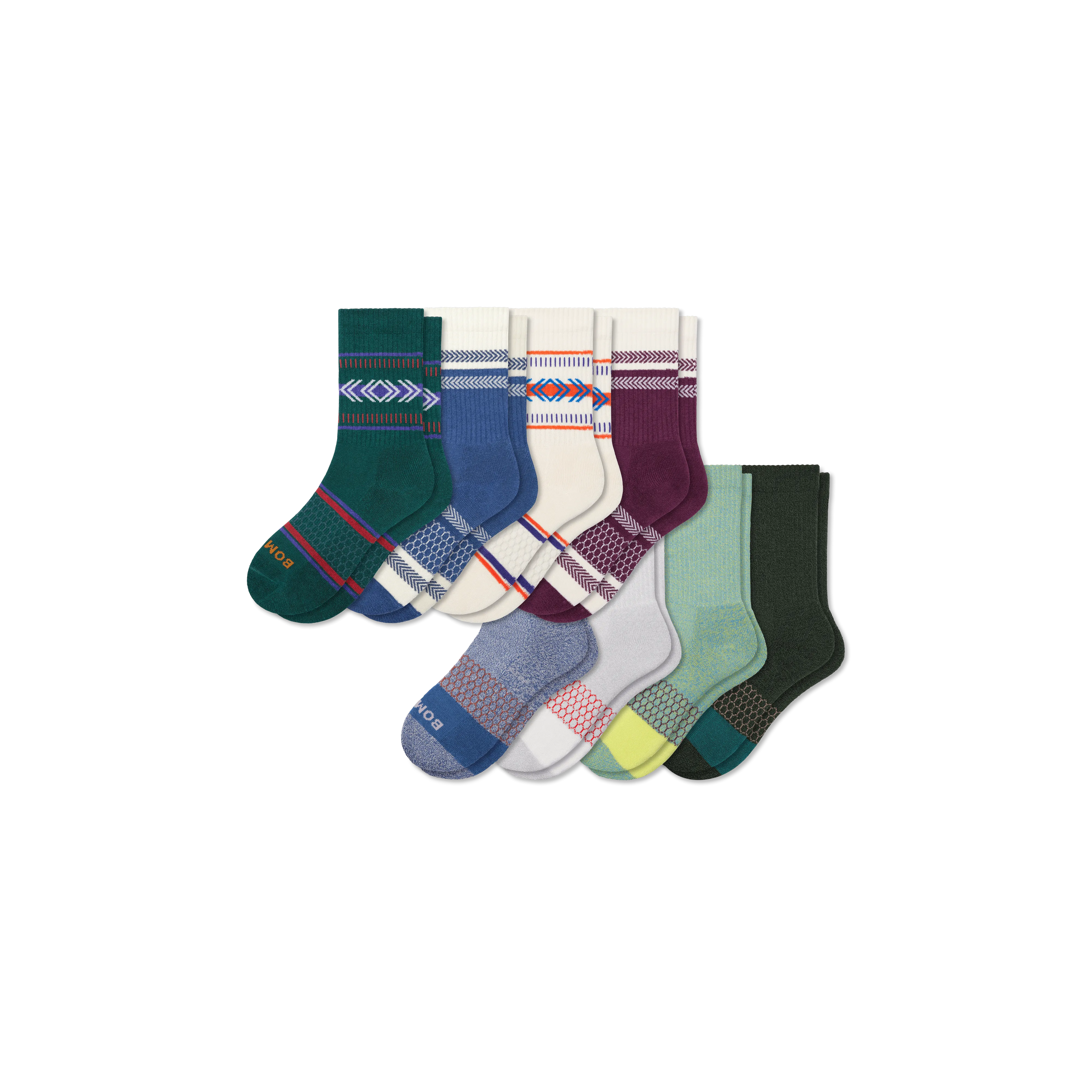 Youth Calf Sock 8-Pack